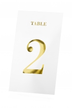 Table numbers transparent