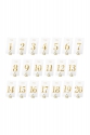 Table numbers transparent