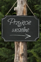 Hanging chalkboard