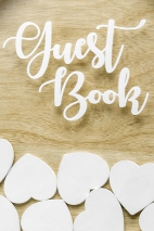 Wooden Guest Book