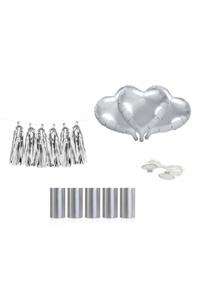  Car Decoration Set Hearts