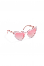 Heart-shaped glasses with pearls