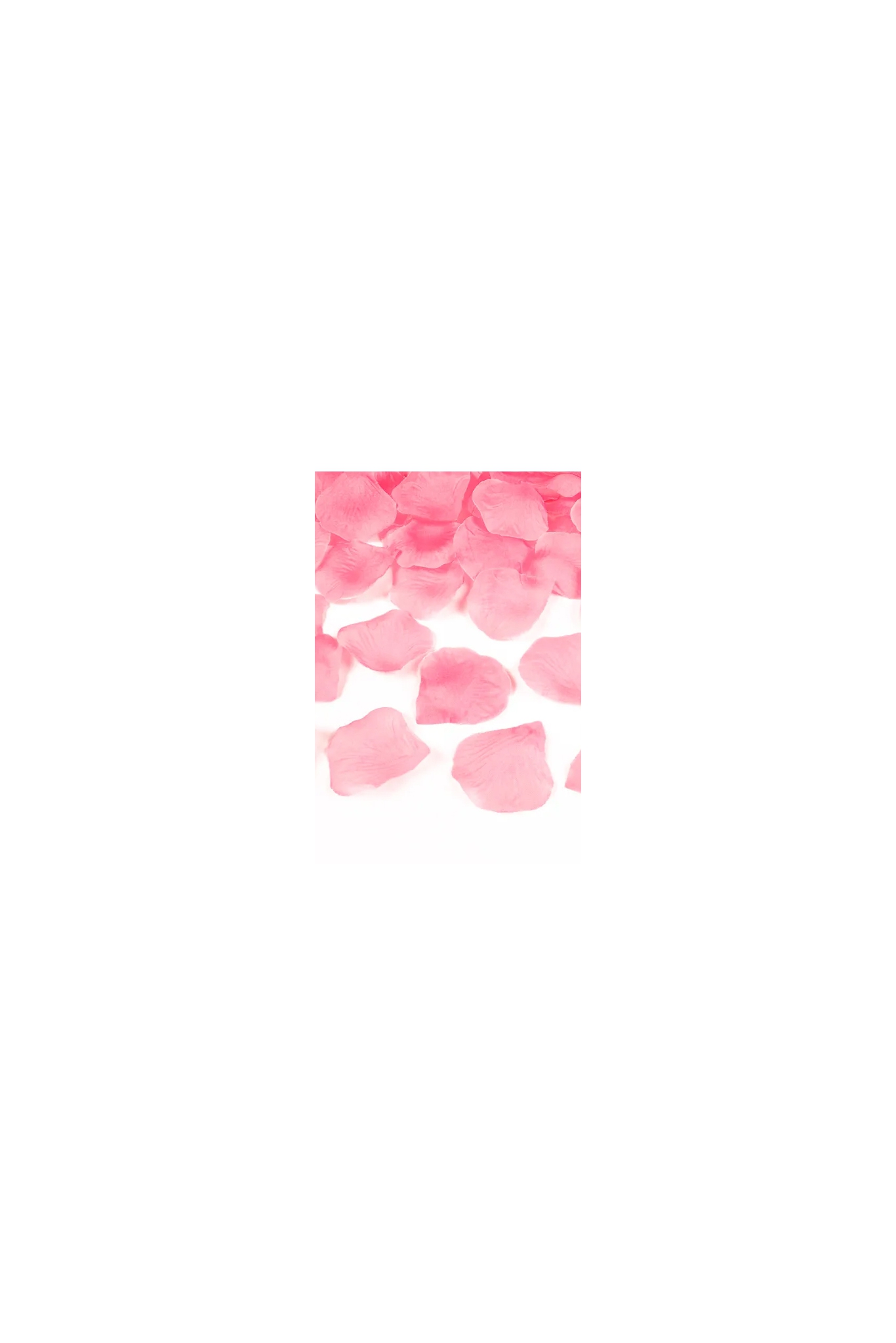 Rose petals packed in a pouch