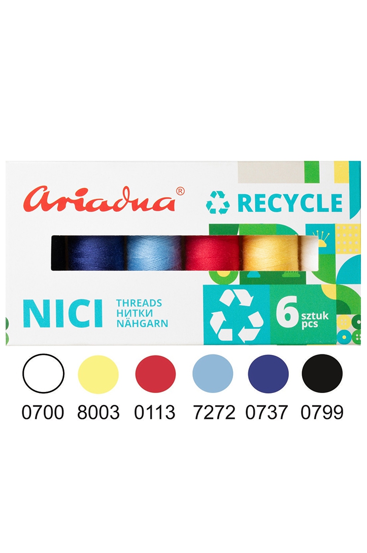 Recycle Sky Set, Eco 120/200m, 6 colors (sky)