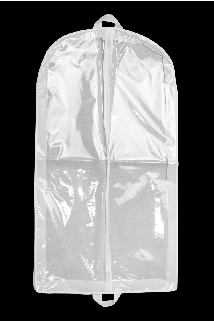 KLEIDERSCHUTZHÜLLEN KURZ CLEAR FRONT