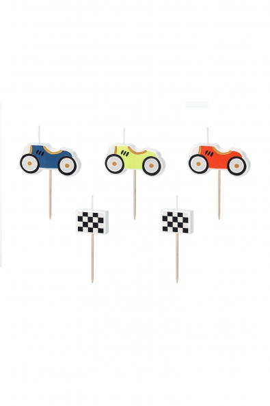 Świeczki urodzinowe Autka