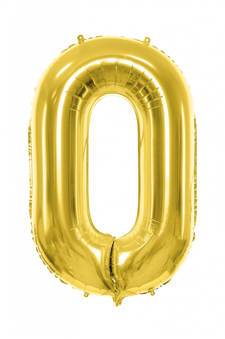 Foil Balloon Number Gold