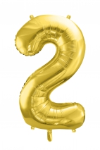 Foil Balloon Number Gold