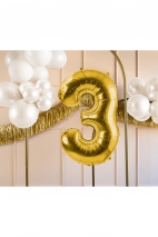 Foil Balloon Number Gold