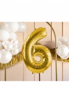 Foil Balloon Number Gold