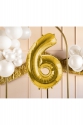 Folienballon Zahl Gold