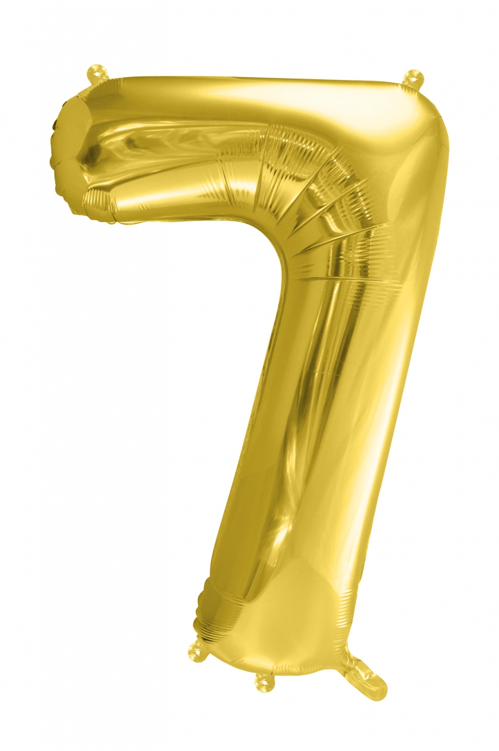 Foil Balloon Number Gold