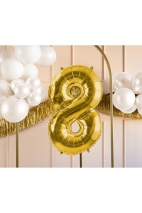 Foil Balloon Number Gold