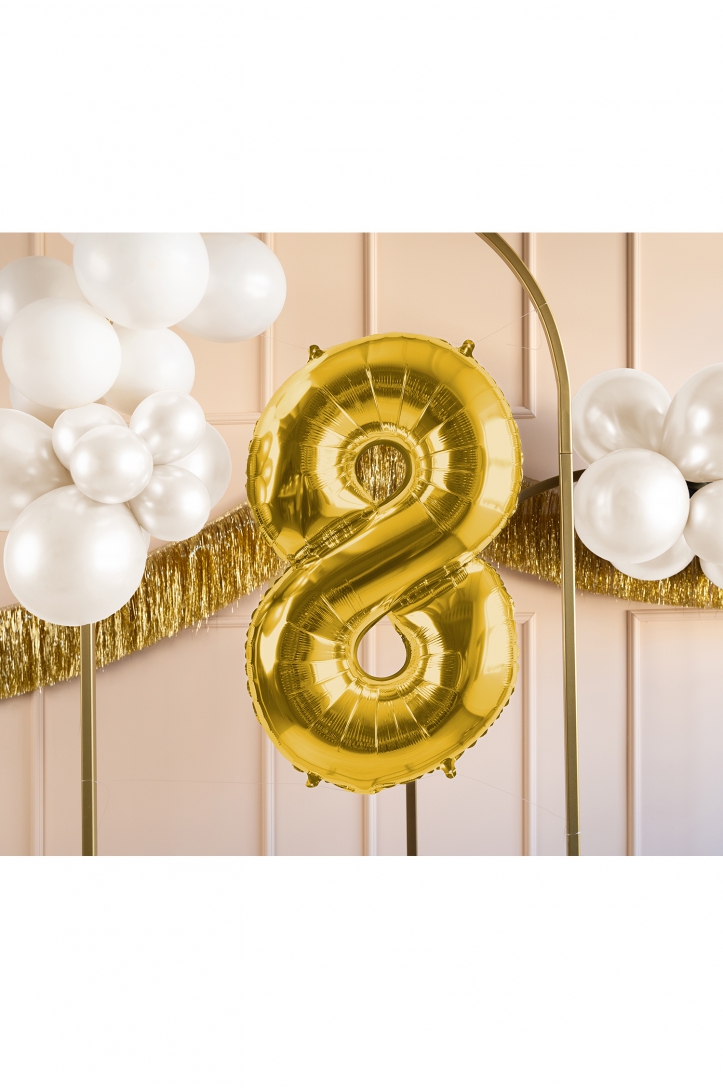 Foil Balloon Number Gold