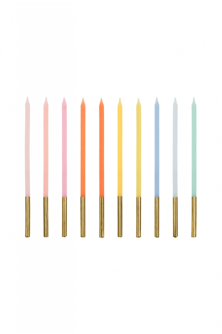 Smooth birthday candles MIX