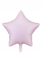 BALON FOLIOWY PASTELOWY GWIAZDKA 48 CM