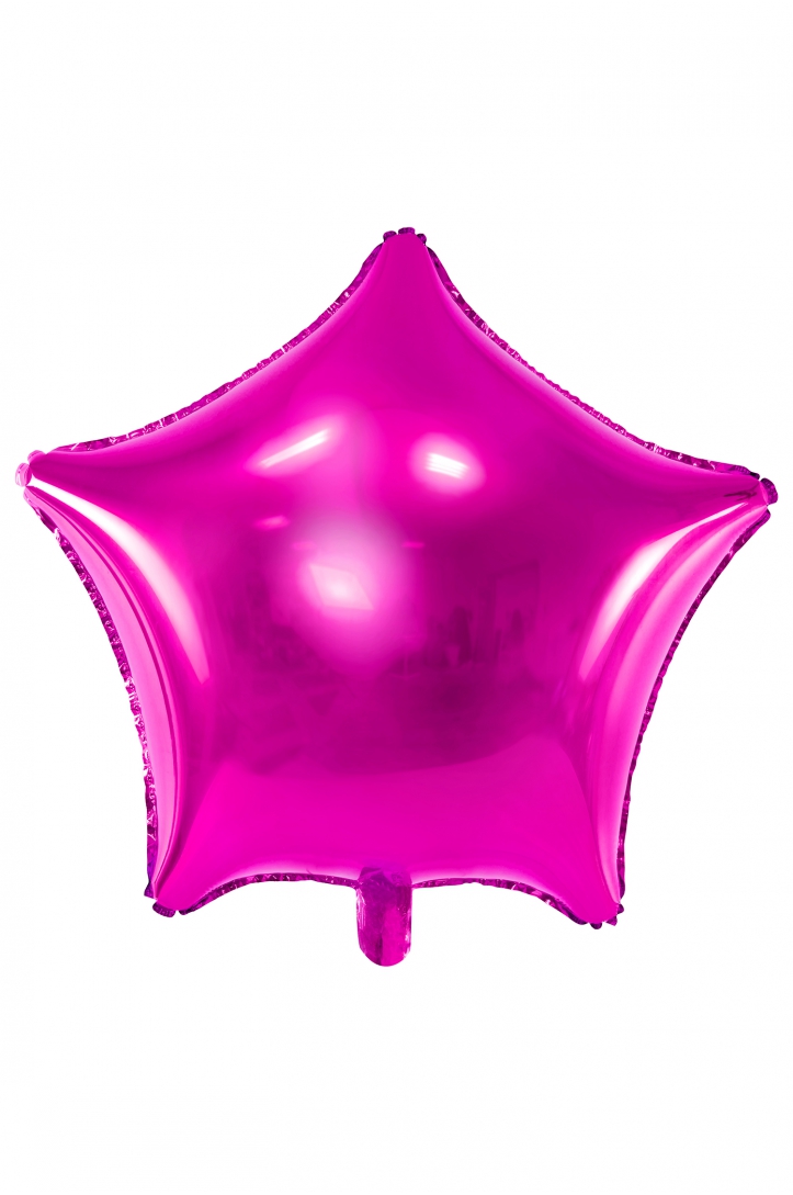 FOIL BALLOON METALLIC STAR 48 CM, ROSE GOLD