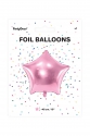 FOLIENBALLON METALLISCH STERN 48 CM, ROSE GOLD