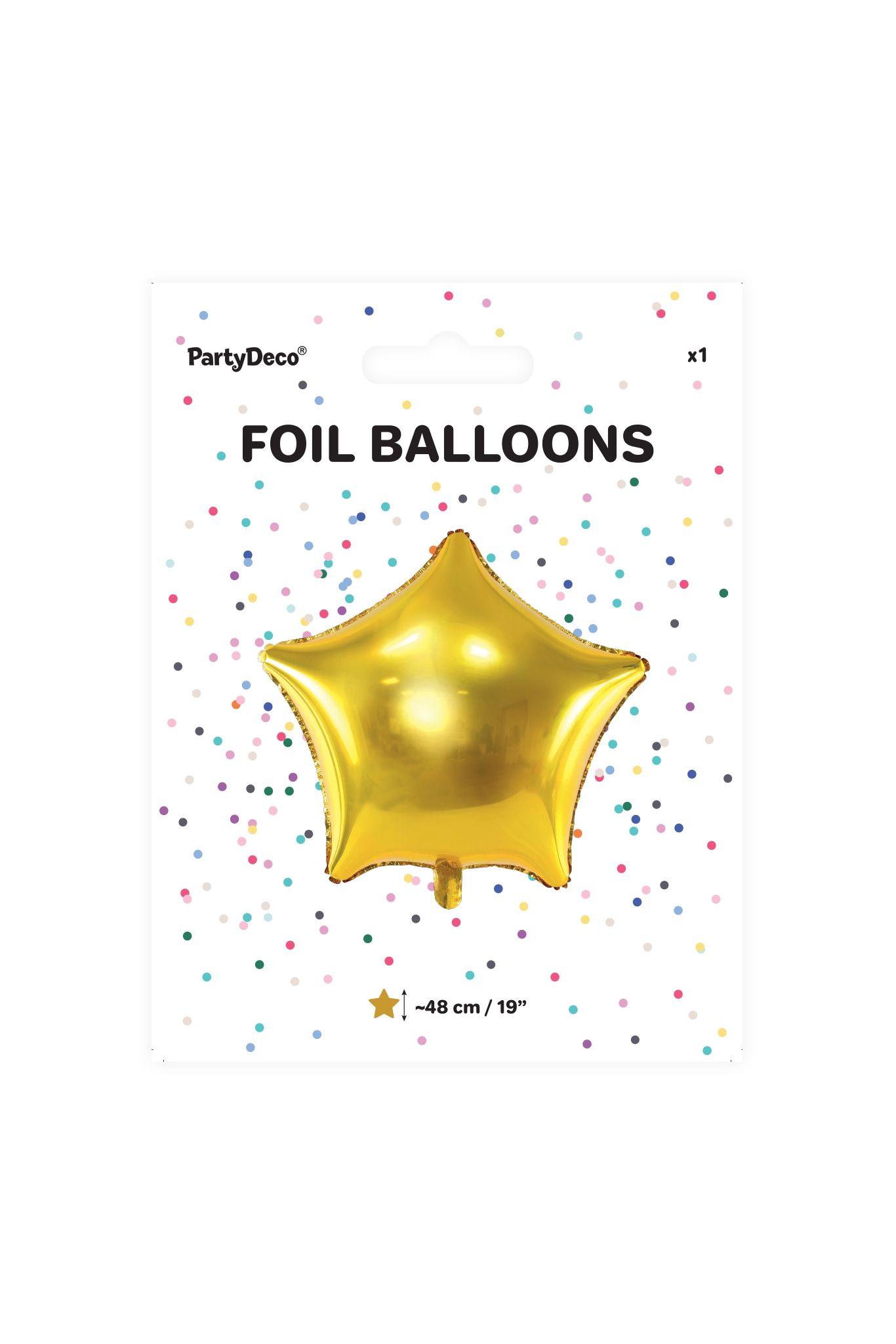 BALON FOLIOWY METALIZOWANY GWIAZDKA 48 CM, RÓŻOWE ZŁOTO