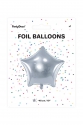 BALON FOLIOWY METALIZOWANY GWIAZDKA 48 CM, RÓŻOWE ZŁOTO