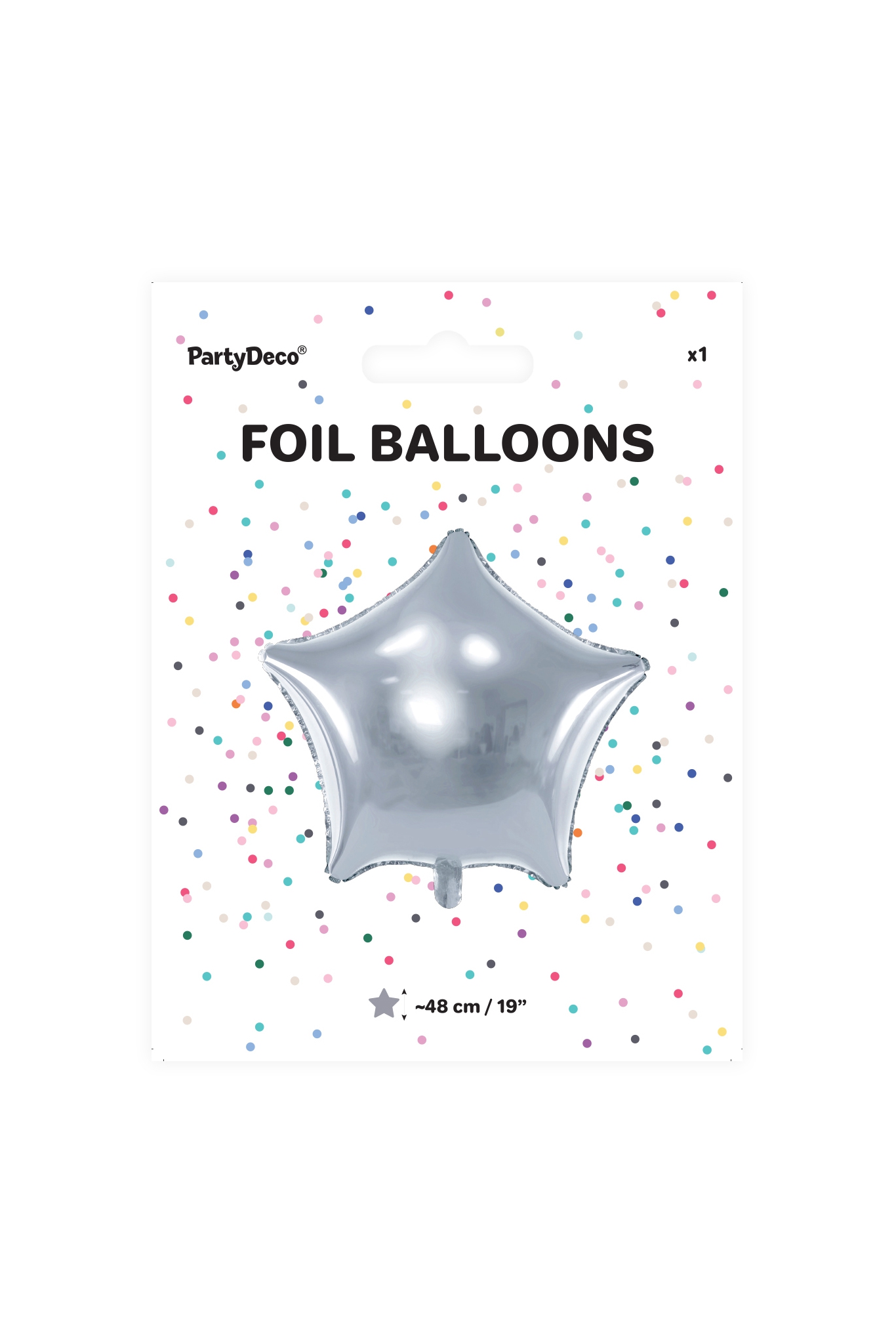 FOLIENBALLON METALLISCH STERN 48 CM, ROSE GOLD