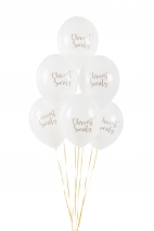 Balony 30 cm, Chrzest Święty, Pastel Pure White