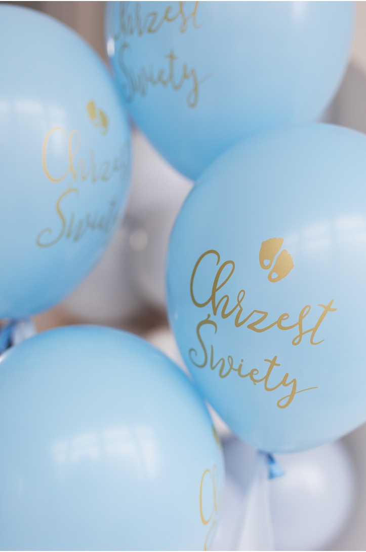 Balony Eco 33 cm Chrzest Święty