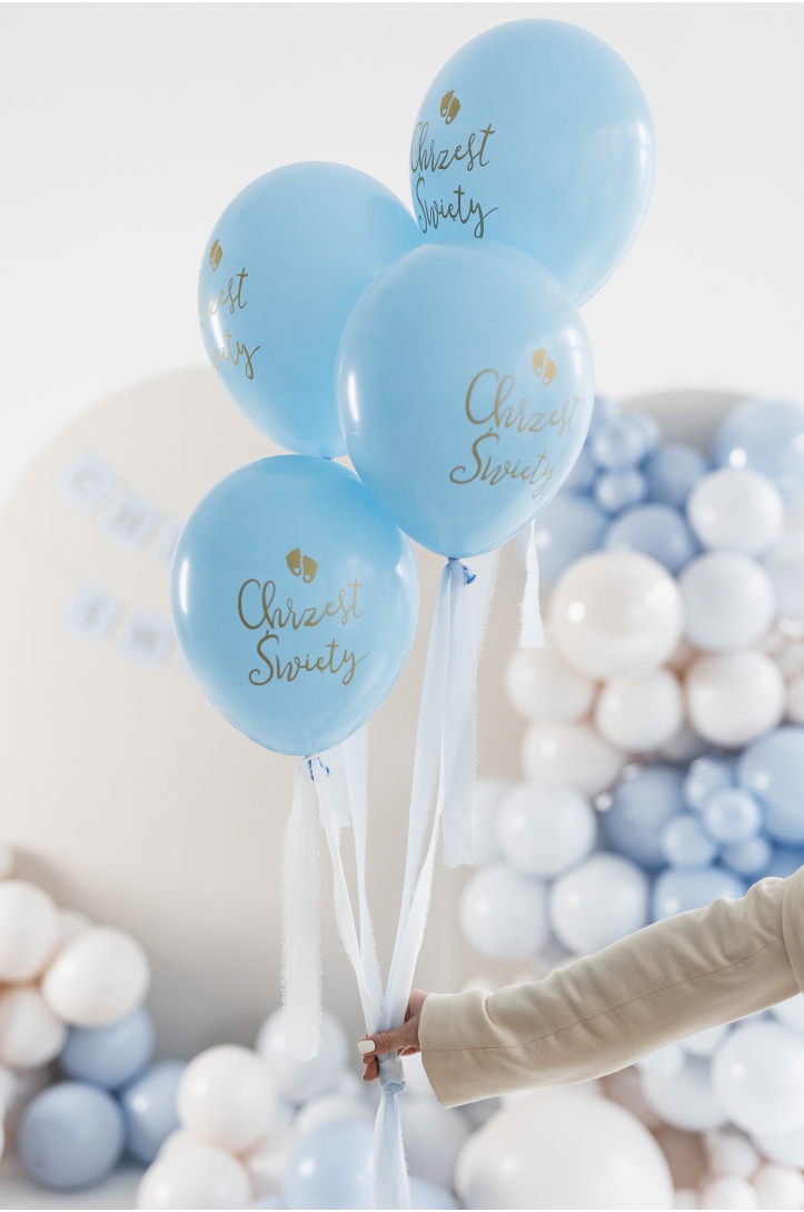 Balony Eco 33 cm Chrzest Święty