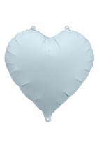 Foil Balloon Heart, 61cm, white