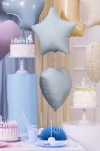 Foil Balloon Heart, 61cm, white