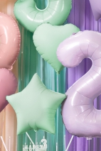 Foil Balloon Heart, 61cm, white