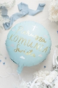 Folienballon Komunia Święta blau