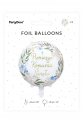 Balon foliowy Komunia Święta Niebieski