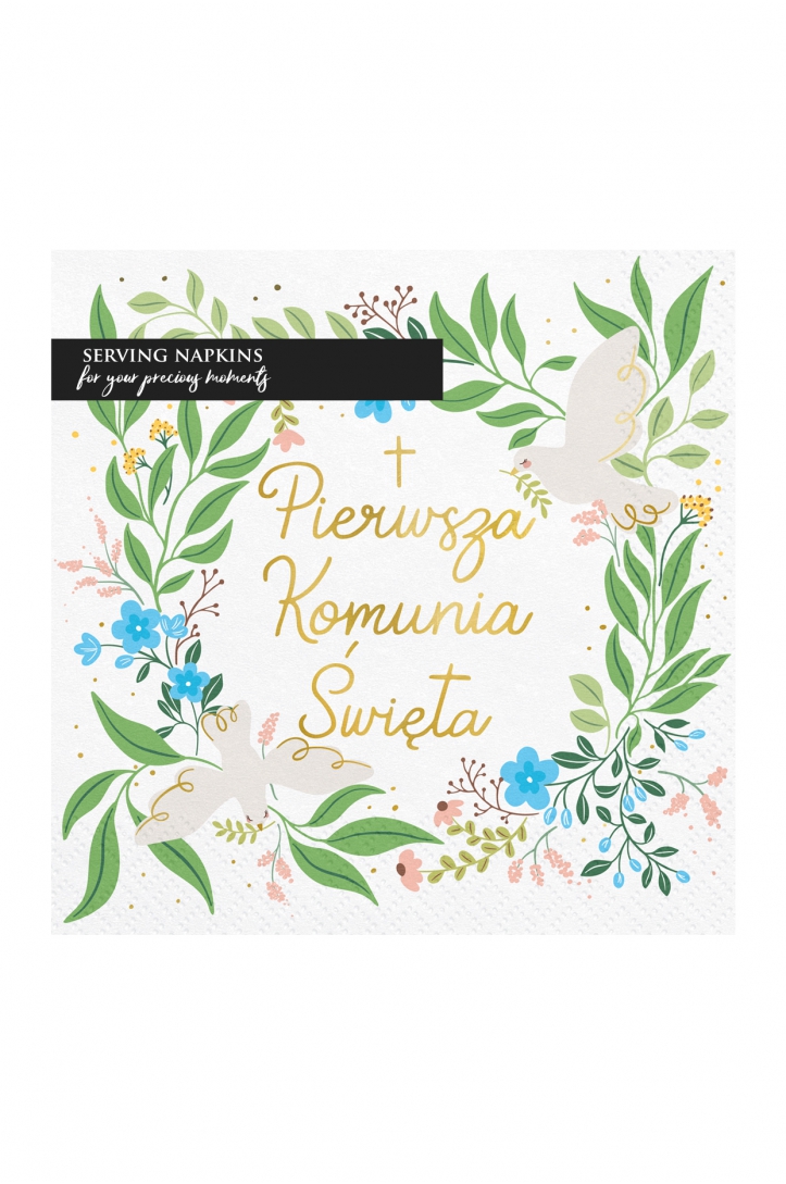 Napkins "Pierwsza Komunia Święta"