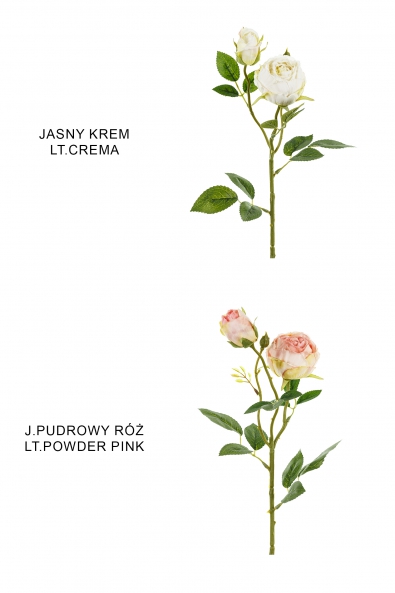 Künstliche Blume Rose Creme