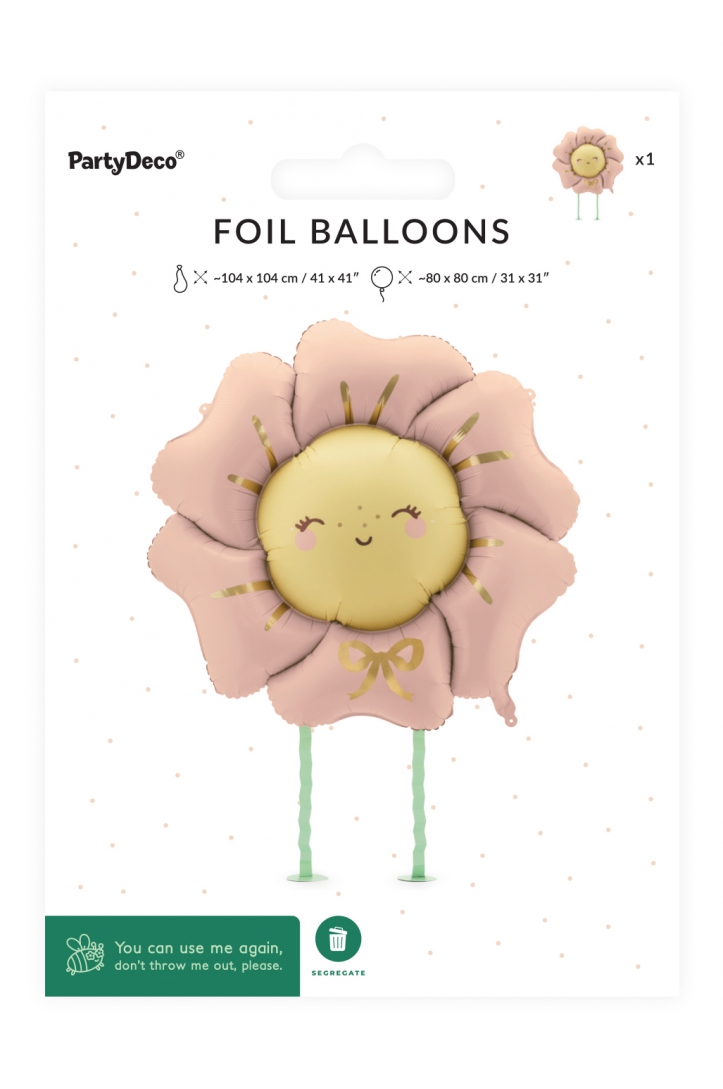 Balon foliowy Kwiatek