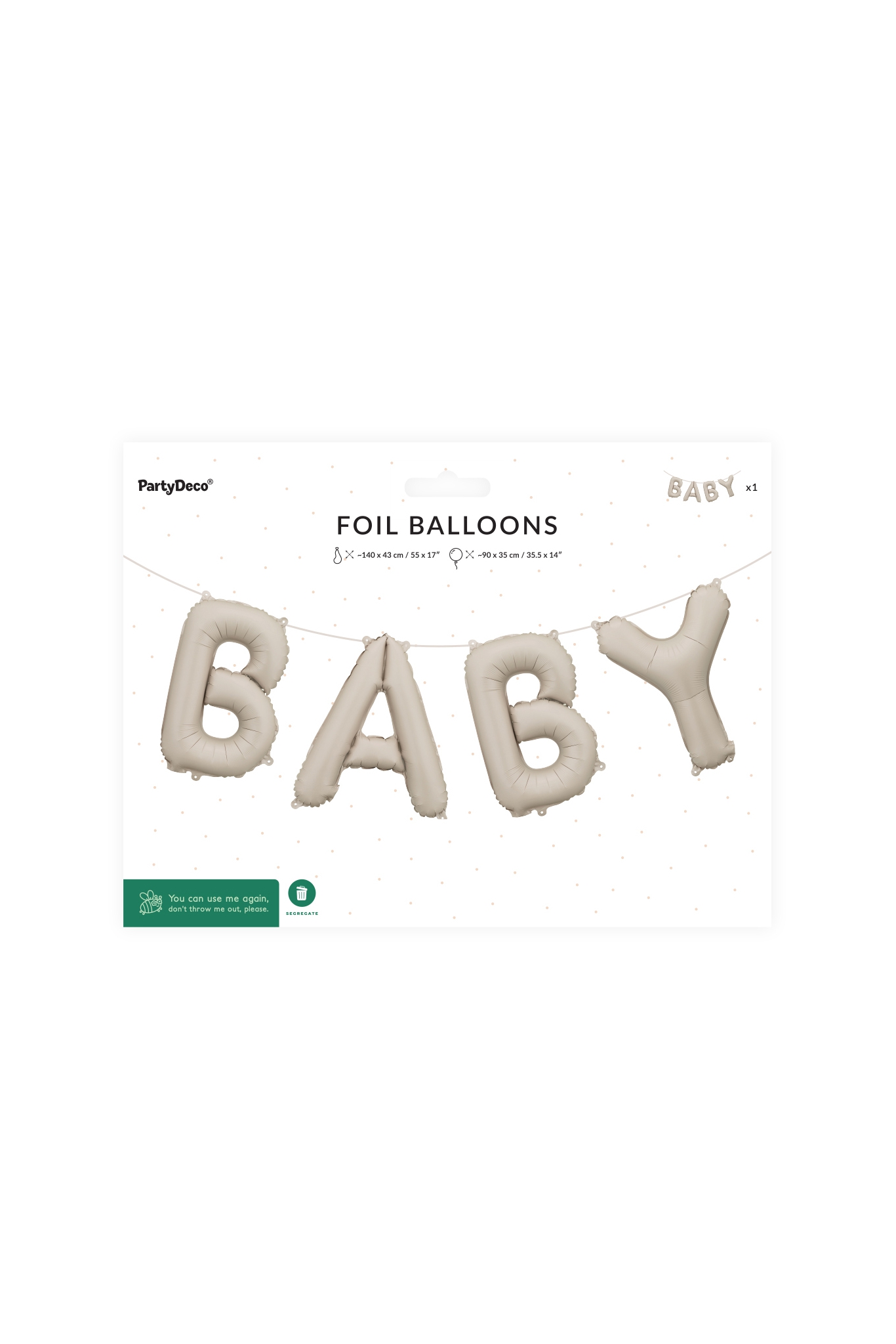 Folienballon Baby