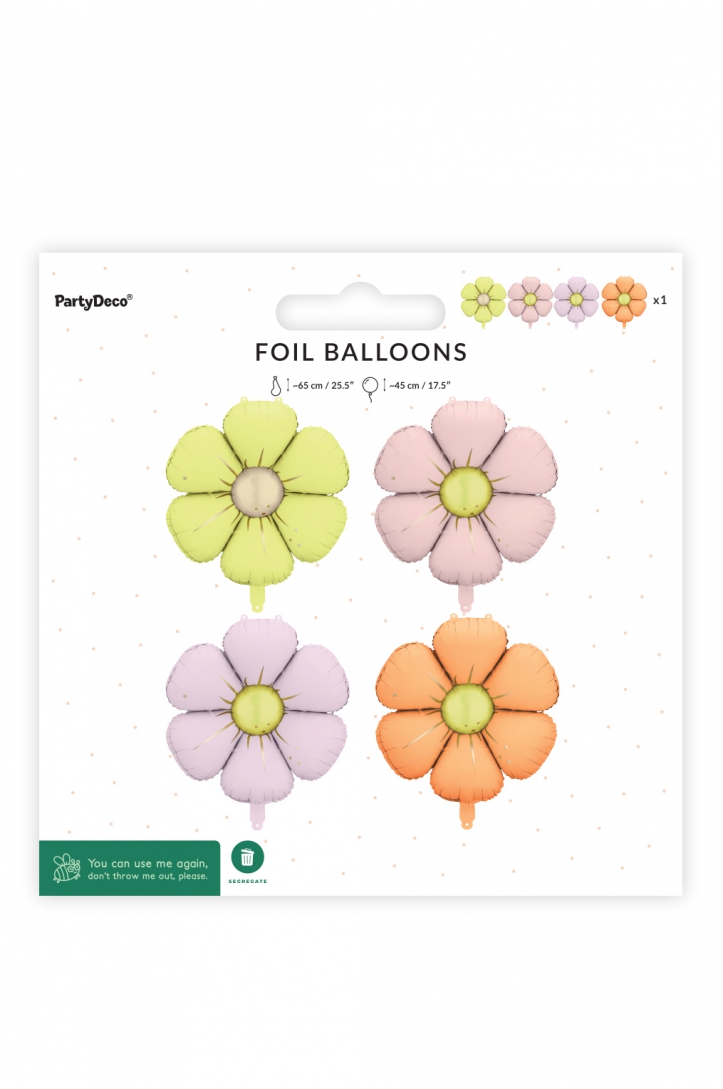 Foil Balloons Daisy Mix