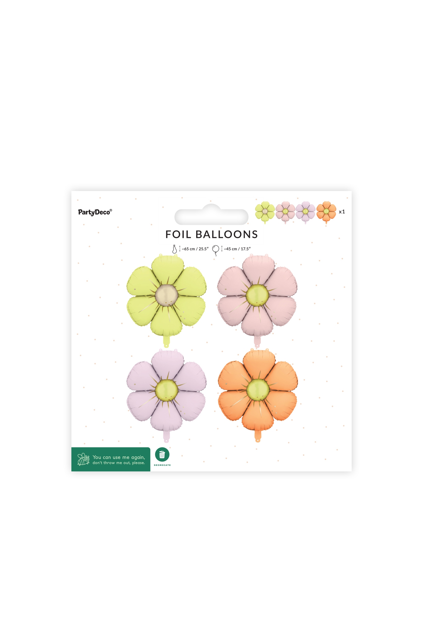 Foil Balloons Daisy Mix