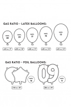 Helium tank, pink, 30 balloons