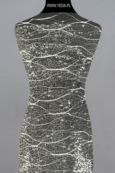 KORONKA ŚLUBNA CYGY6299 CEKIN