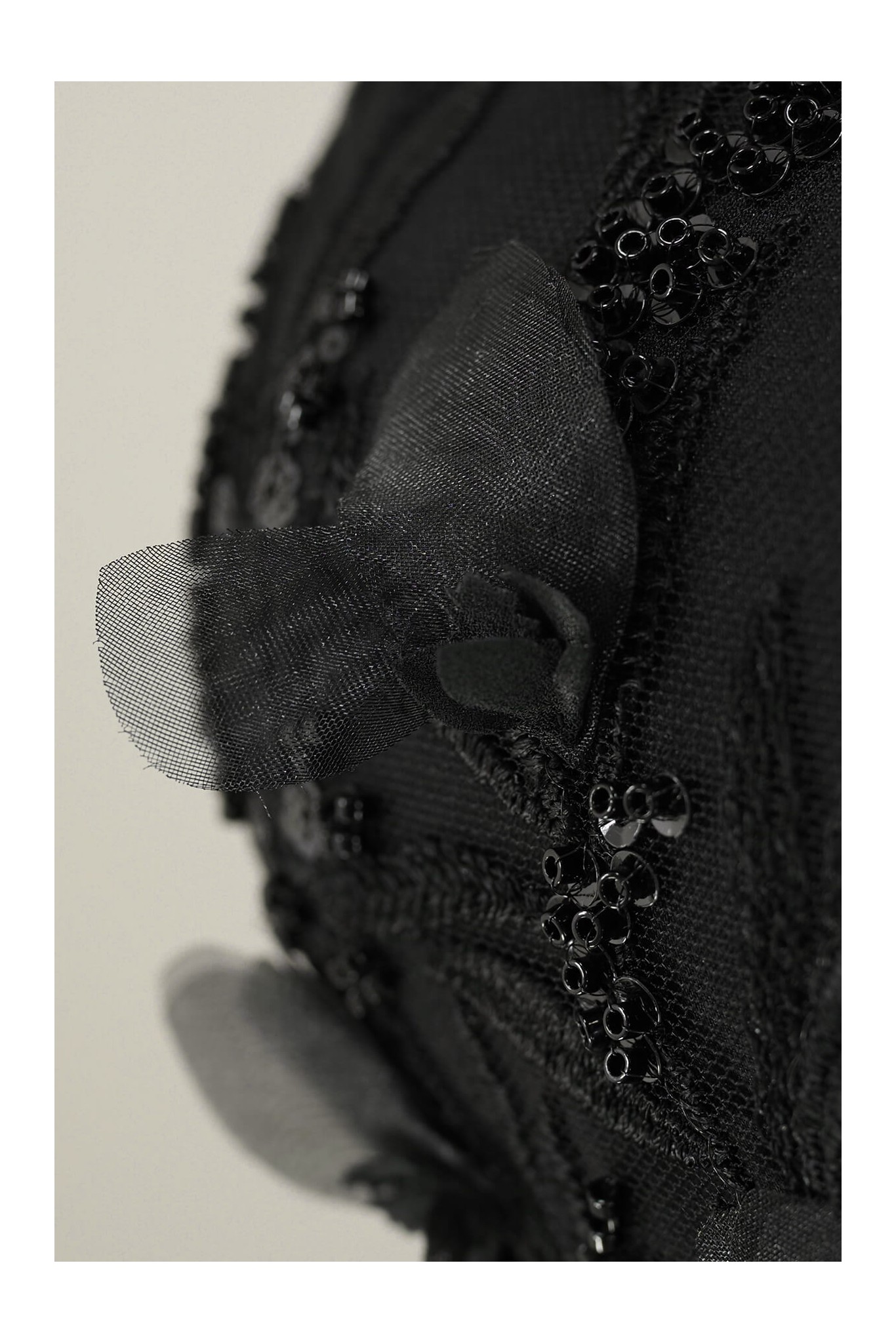 EVENING LACE W36247 3D BLACK