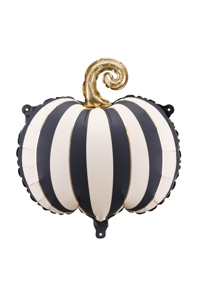 Folienballon Kürbis Black&White 39x38 cm