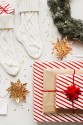 Snowflake Hanging Decorations Gold