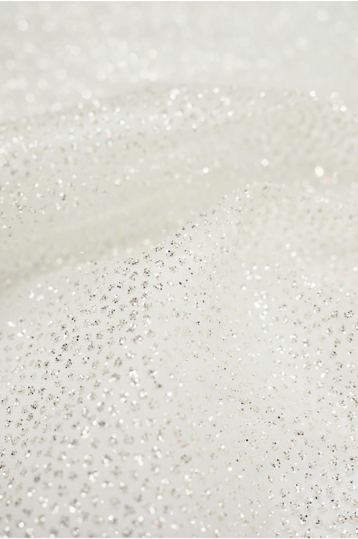 Sample VL0009-1  GLITTER TULLE dense dots decoration