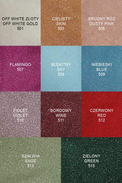 Probe TÜLL MIT GLITZER LERLEM dehnbar