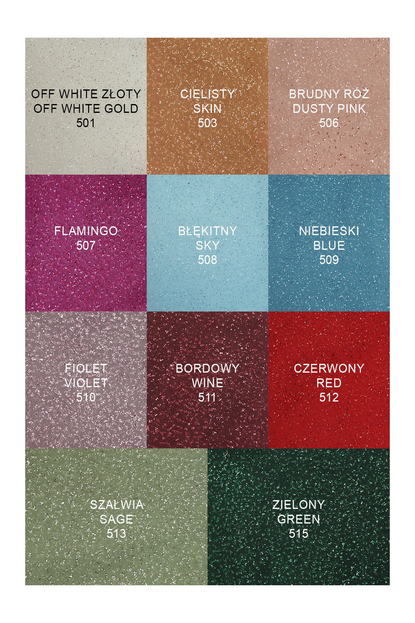 Sample TULLE WITH GLITTER LERLEM stretchy