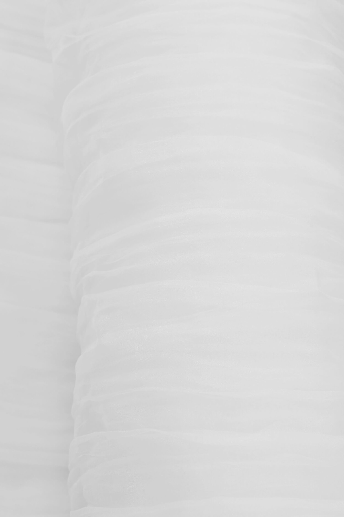ORGANZA GNIECIONA biała