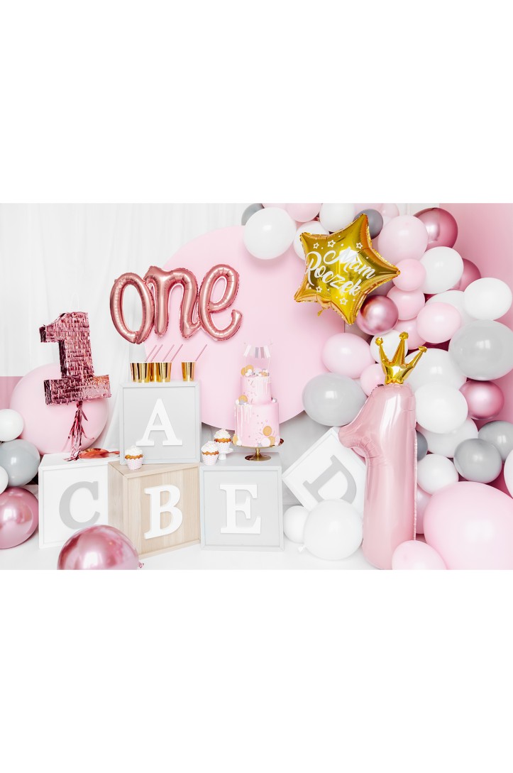Foil Balloon Number 1 Pink Foil Balloon Number 1 Pink