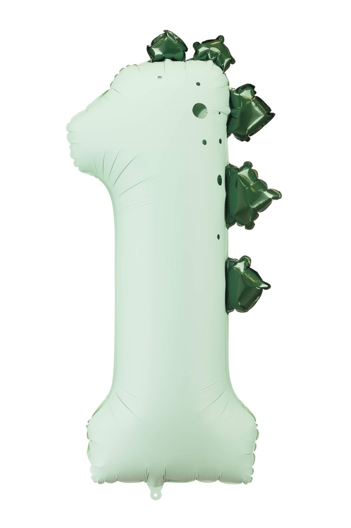 Balon foliowy Cyfra ''1'' Dinozaur, 92cm